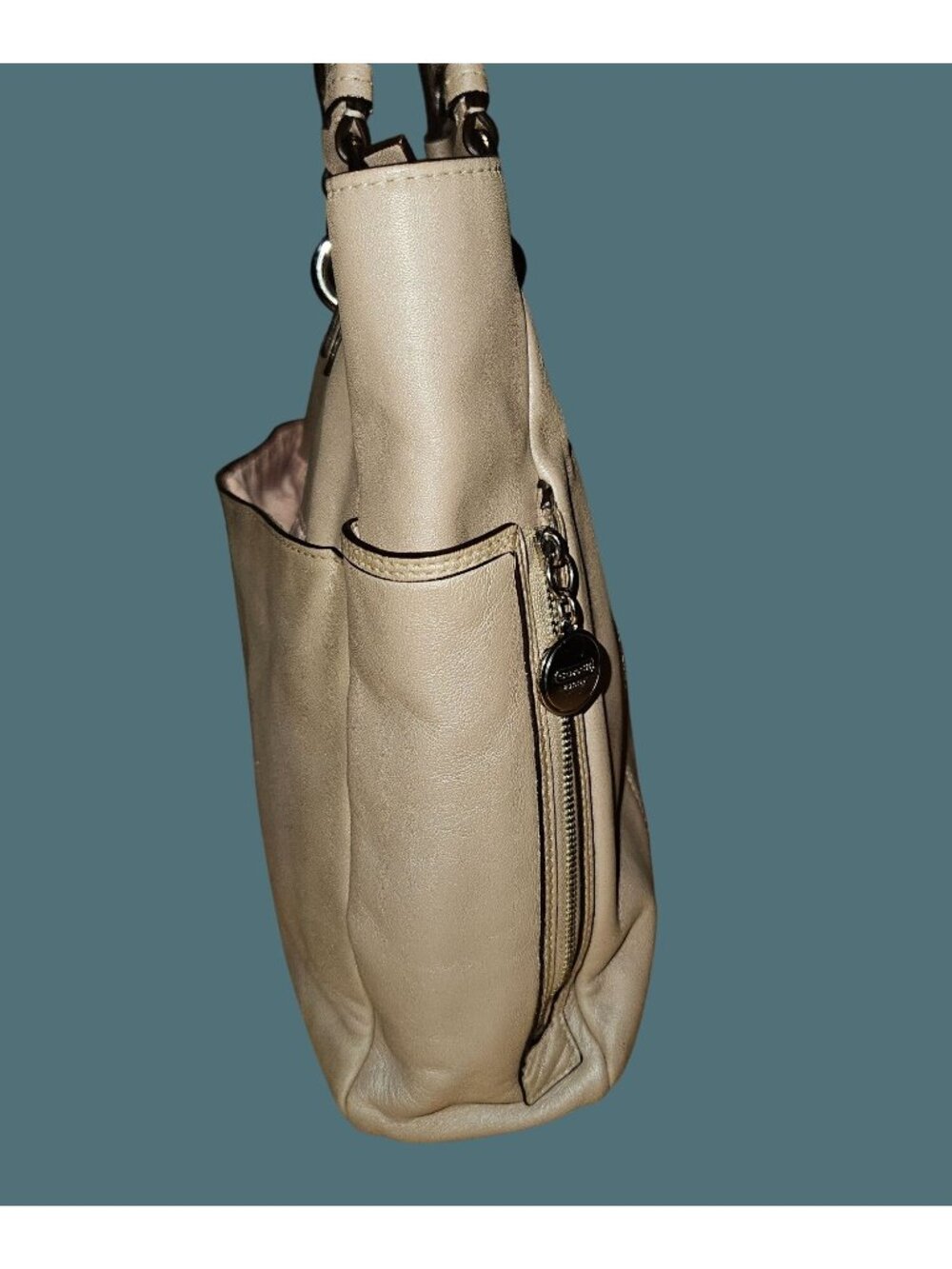 Coach Gallery Soft Leather Zipper Tote Shoulder Bag - Picture 5 of 16